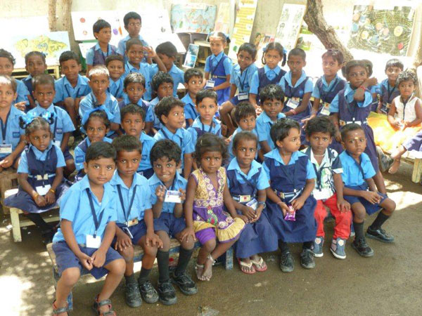 A Day School in Palavakkam, Chennai serves children from the surrounding slums who live in extreme poverty and highly vulnerable conditions.